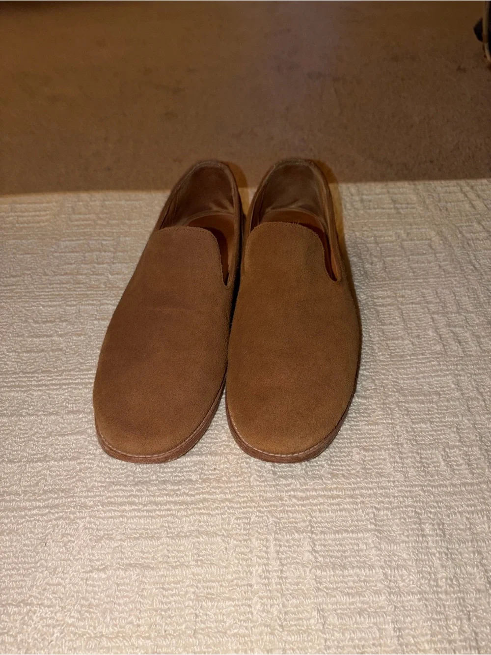 Tecovas Suede Loafer Size 13